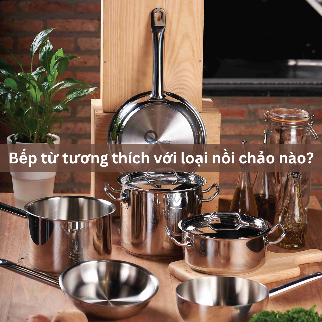 What kind of pots and pans is the induction cooker compatible with?